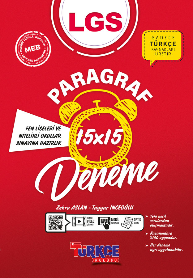 LGS Paragraf 15X15 Deneme